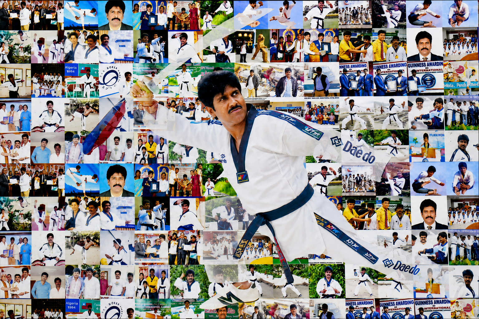 Master K. Gopi Naidu Kommineni – 5th Dan Black Belt, Guinness World Record Holder, Professional Indian Taekwondo Senior Coach, Temple of Taekwondo Academy Tirupati